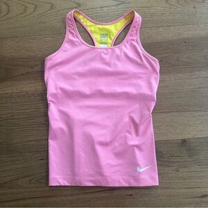 Nike pro Women's Pink Tank Top M